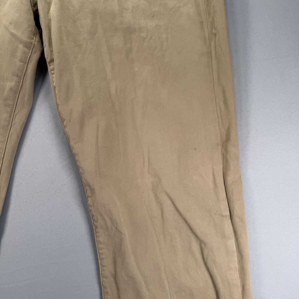 Lucky Brand Chino Pants Mens 32x32 Brown 363 Straight Leg Twill 5 Pocket - Picture 4 of 11